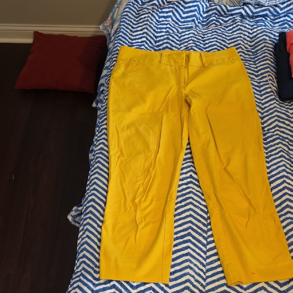LOFT Sunny Yellow Trousers